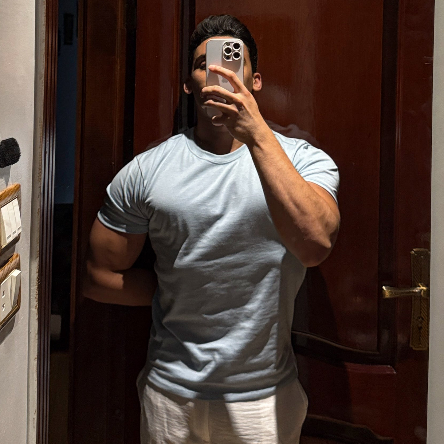 Baby blue Tee