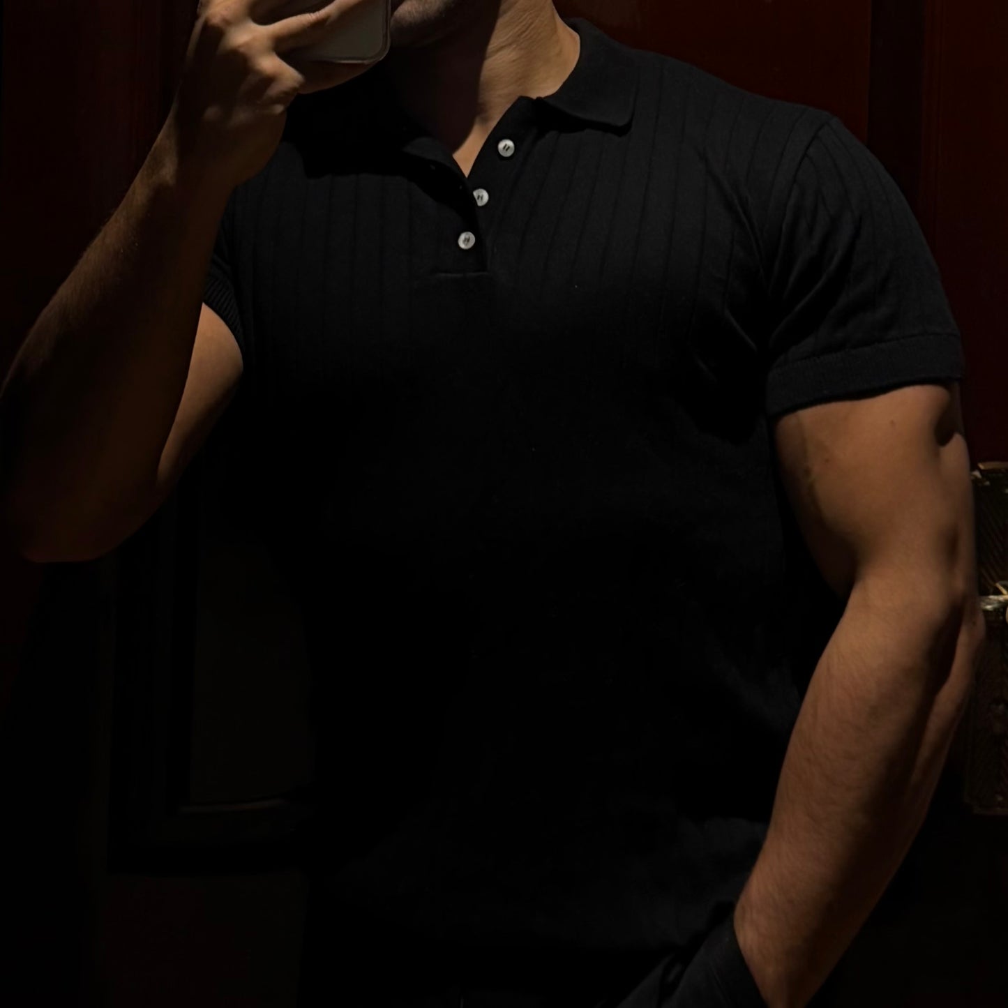 A PERFECT POLO (BLACK)