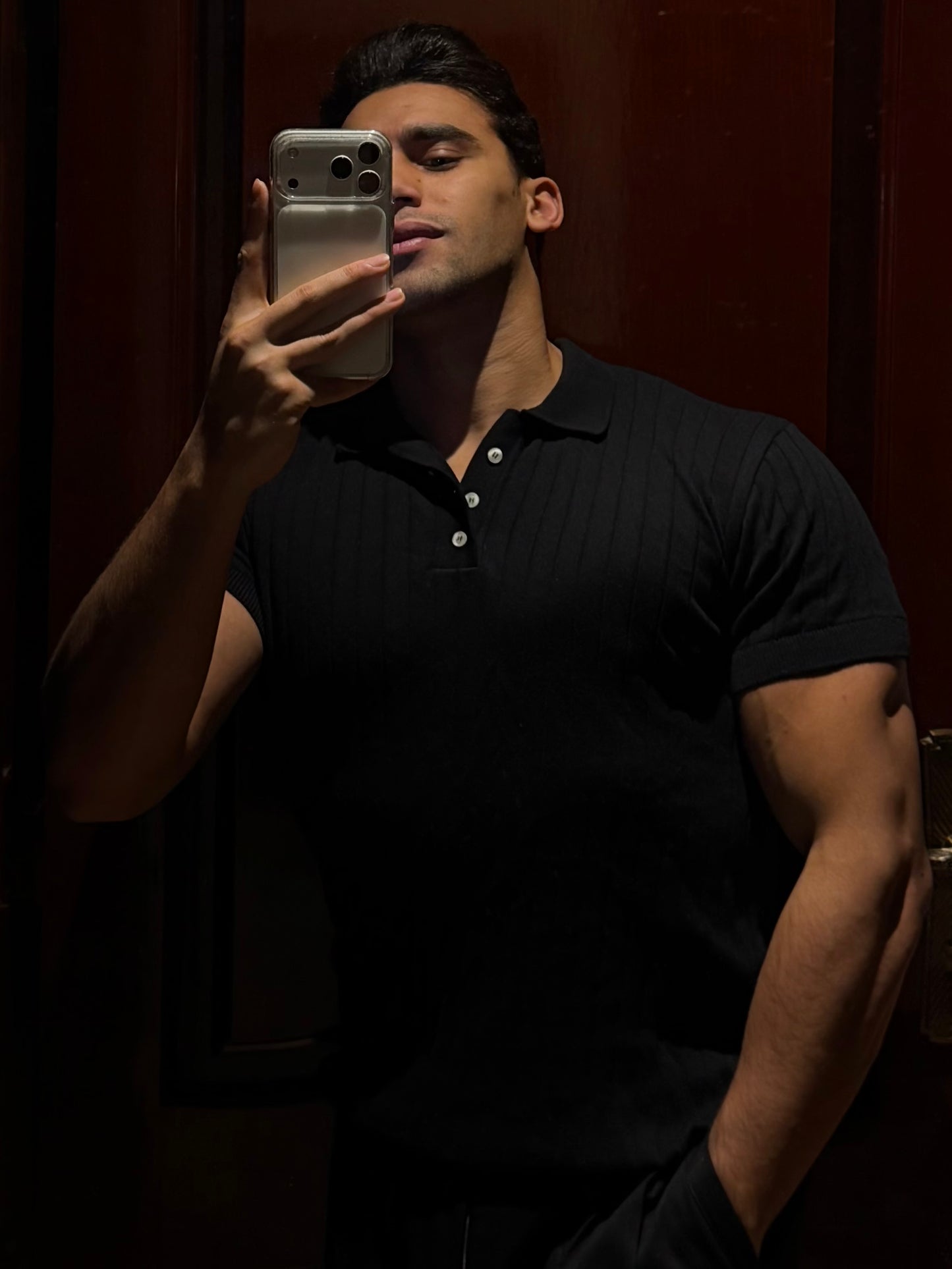 A PERFECT POLO (BLACK)