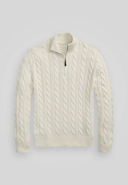 MEN QUARTER ZIP (ANDOVER CREAM)