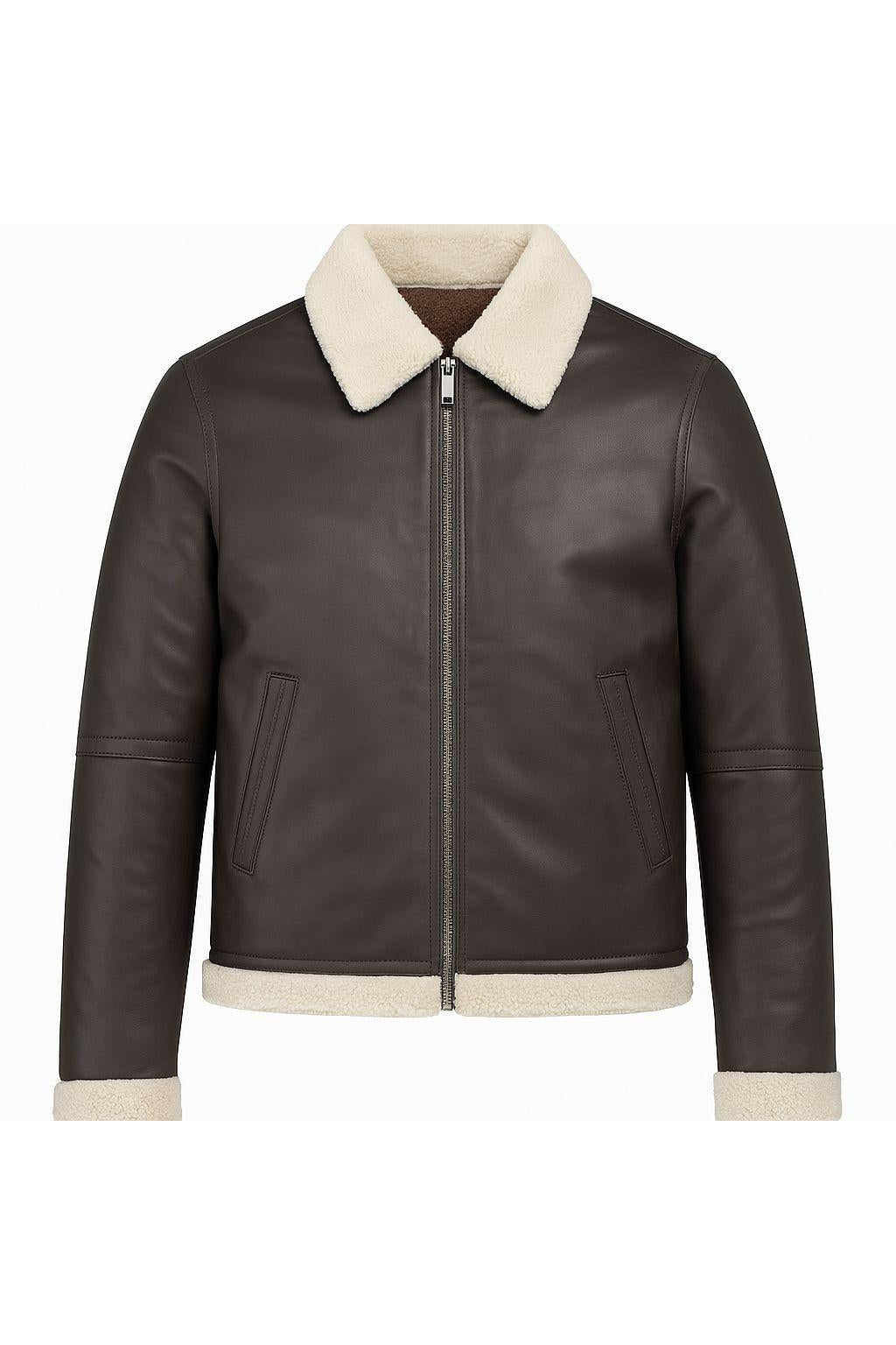 FUR JACKET (DARK BROWN)