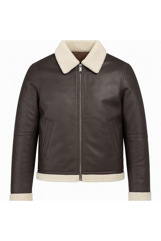 FUR JACKET (DARK BROWN)