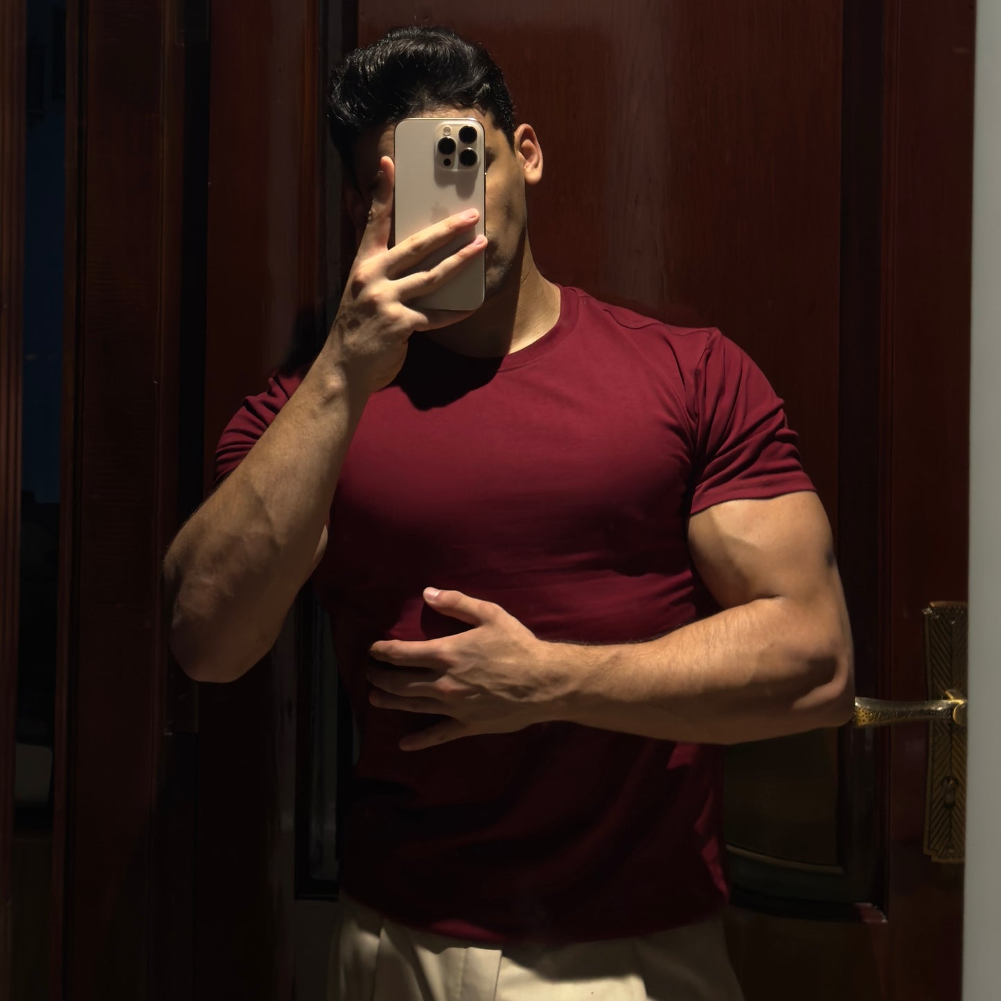 Burgundy Tee