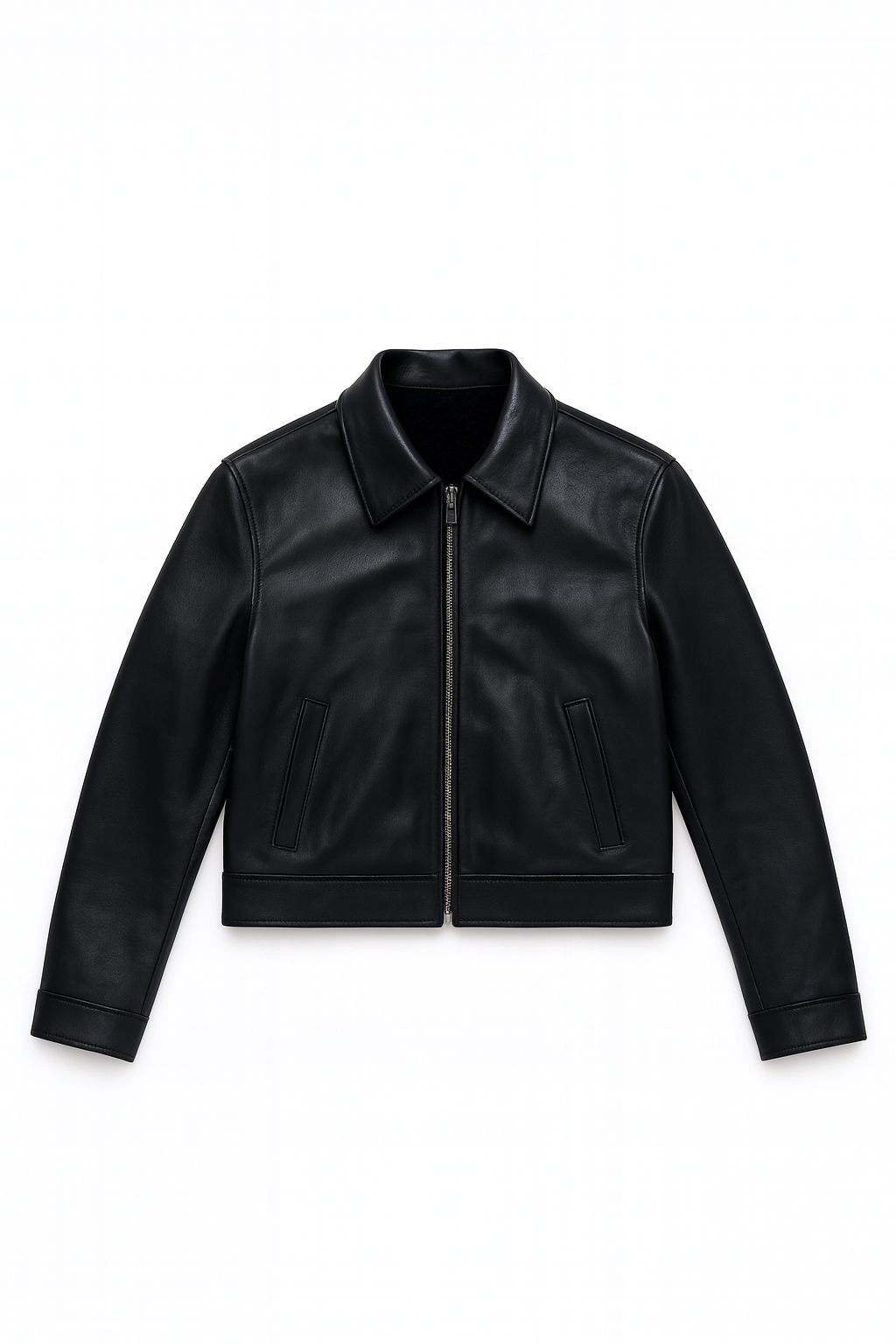 WOMEN LEATHER JACKET(BLACK)