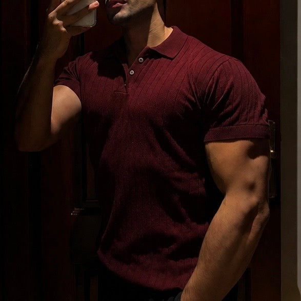 A PERFECT POLO(BURGUNDY)