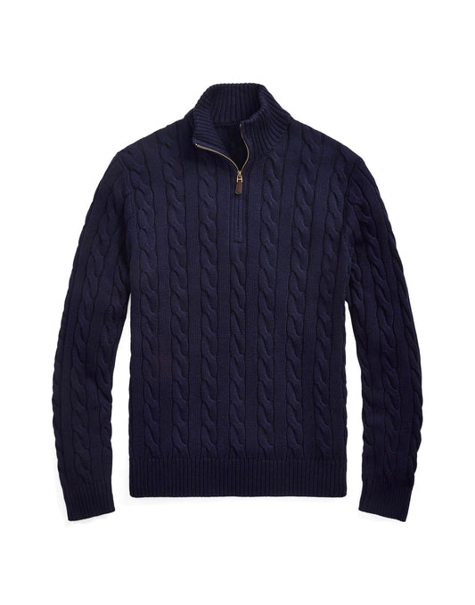 MEN QUARTER ZIP (NAVY)