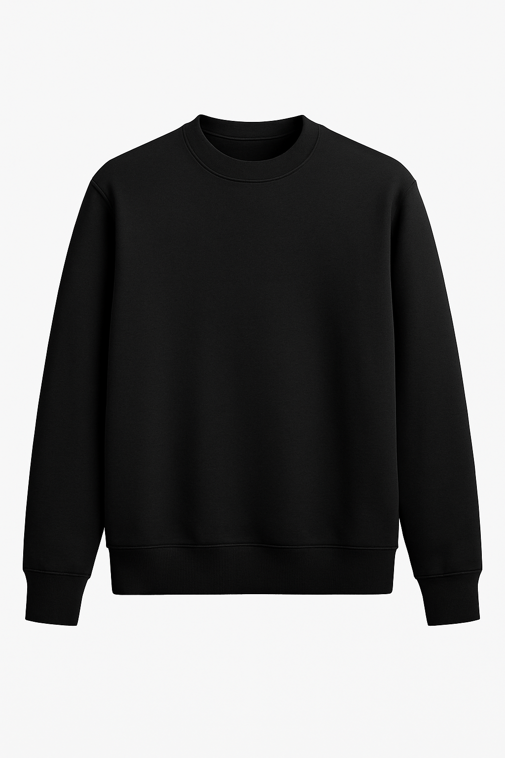 Cotton crewneck (black)