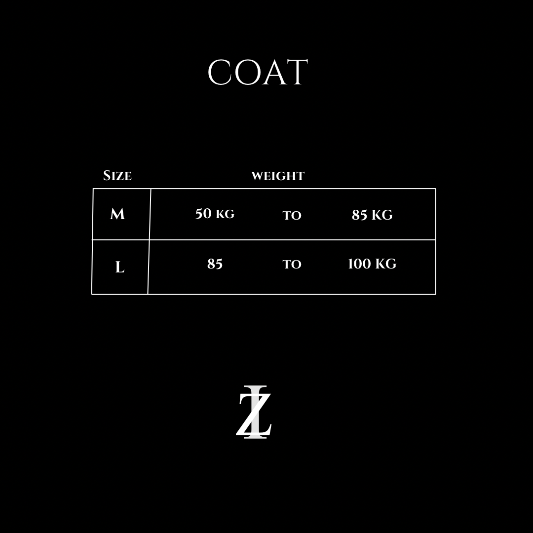 Over coat ( black )
