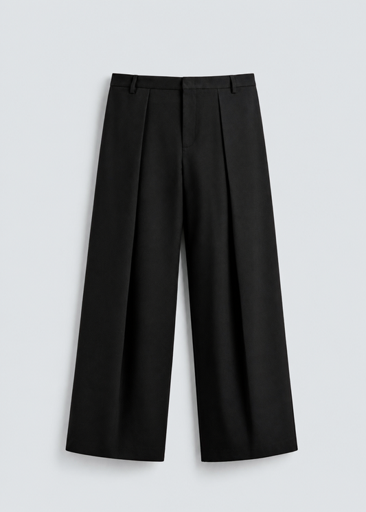 PLEATED TROUSERS